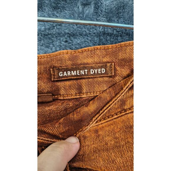 Judy Blue High Waist Pumpkin Spice Dyed Raw Hem Retro Wide  18W - Picture 3 of 5